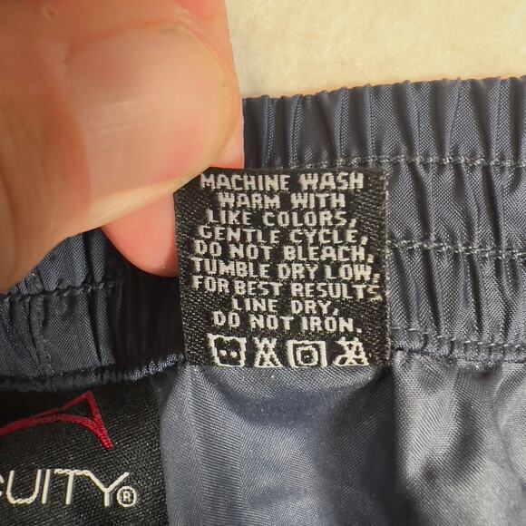 Acuity Nylon Water Resist Pants Men's XL Utility Elastic Waist Boot Cut Zippers - Picture 10 of 16